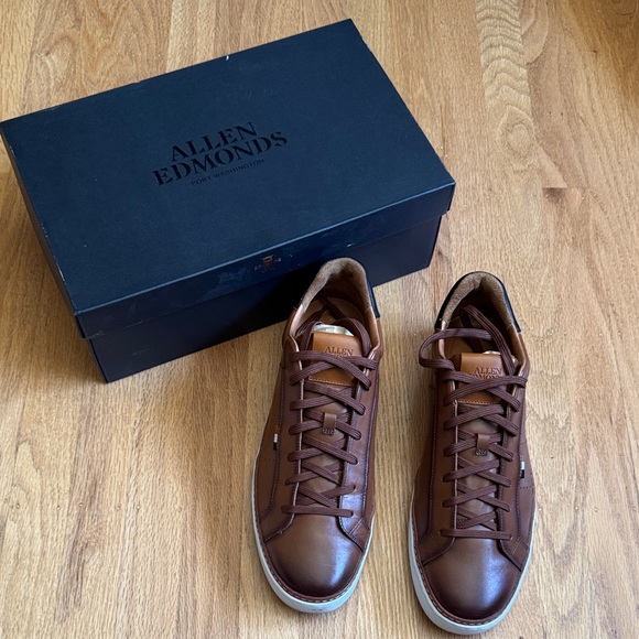 Allen Edmonds Other - Allen Edmonds Alpha Men's Brown Leather Sneakers